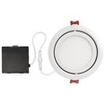 thumbnail image 1 of Globe Electric 235685 4 in. White LED Integrated Ultra Slim Recessed Kit, 1 of 10