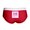 Red/White, variant on CafePress - Pink Hot Mess Express Women's Boy Brief - Women's Novelty Briefs, Size S-XL