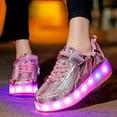 thumbnail image 3 of YAZI Kids Roller Shoes Boy Girl Sneakers with Wheels Become Sport Sneaker with Led for Christmas Birthday Children Show Gift, 3 of 18