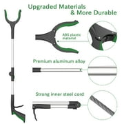 32 Reacher Grabber Tool, ORFELD Trash Claw Grabber Reaching Assist Pick up Portable Aluminum Green