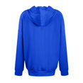 thumbnail image 6 of Women's Pullover Hoodies Tops Solid Color Casual Button Down Long Sleeve Pocket Sweatshirts, Versatile Fall Winter Fashion Wear with Comfort Fit and Stylish Design for Daily Use,Blue,L, 6 of 8