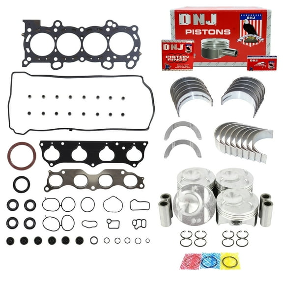 DNJ EK216 Engine Rebuild Kit Fits Cars & Trucks 2002-2006 Acura Honda Civic RSX 2.0L DOHC L4 16V 122cid K20A3
