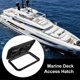 thumbnail image 5 of Hatch Cover Rectangle Boat Deck Hatch Lids Weatherproof Sealing for Yacht RV Boating, 5 of 5