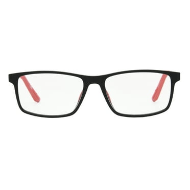 Ironman Rectangle Black Reader Eyeglass 2.00 - Walmart.com