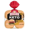 thumbnail image 6 of Oroweat Superior Keto Plain Hamburger Buns, 8 count, Hamburger Buns, 12 oz Bag, 6 of 7