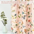 thumbnail image 6 of DriftAway Lauren Colorful Watercolor Tree Pattern Energy Saving Thermal Insulated Blackout Lined Grommet Window Curtain 2 Panels for Living Room Bedroom 102"L x 52"W Blush, 6 of 11
