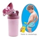 thumbnail image 3 of Viaje Orinal Orinal Inodoro Pee Botella Taza para Coche para Muchacha rosada kusrkot Urinario de viaje, 3 of 8