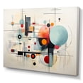 thumbnail image 2 of Designart Large Abstract Suprematism Wall Art, Geometric Metamorphosis Colorful Suprematism , Abstract Suprematism Wall art decor, Multi-Color Modern Canvas wall art, 32x16 inches, 2 of 5