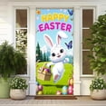 thumbnail image 4 of SLYNSHome Easter Door Cover Cute Rabbit Door Party Decoration Supplies Spring Easter Holiday Party Photography Background, 4 of 7