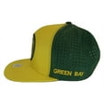 thumbnail image 3 of Green Bay Men's Patch Style Breathable Snapback Baseball Cap (Gold/Green), 3 of 4