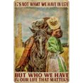 thumbnail image 1 of Hojalata Rectangular 20*30cm Plano Serie Personajes Pareja Vaqueros Occidentales (A), 1 of 9