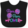 thumbnail image 3 of Inktastic Pom Pom Power Cheerleader Boys or Girls Baby Bib, 3 of 4