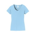 thumbnail image 5 of Port & Company Fan Favorite V-Neck Tee (LPC450V) Light Blue, M, 5 of 6