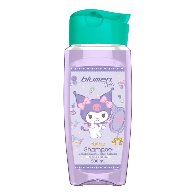 Shampoo 3 en 1 Blumen kids Kuromi cereza 500 ml