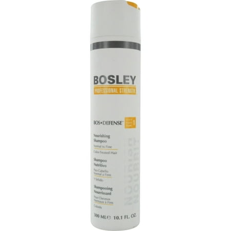 BOSLEY by Bosley - BOS DEFENSE NOURISHING SHAM POO NORMAL TO FINE COLOR TREATED HAIR 10.1 OZ - UNISEX