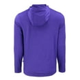 thumbnail image 3 of Men's Cutter & Buck Purple Kansas State Wildcats Coastline Epic Comfort Eco Recycled Long Sleeve Hoodie T-Shirt, 3 of 3