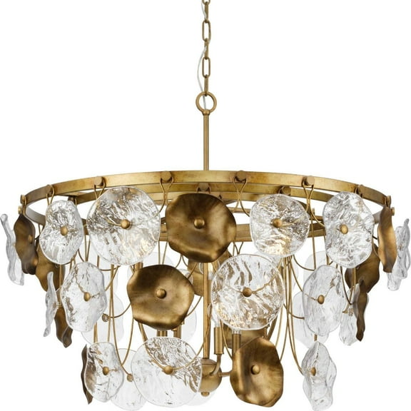 P400365-204-Progress Lighting-Loretta - 9 Light Chandelier In Modern Style-28.25 Inches Tall and 36 Inches Wide