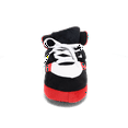 thumbnail image 3 of HappyFeet Sneaker Slippers - Red, Black and White - Large, 3 of 5