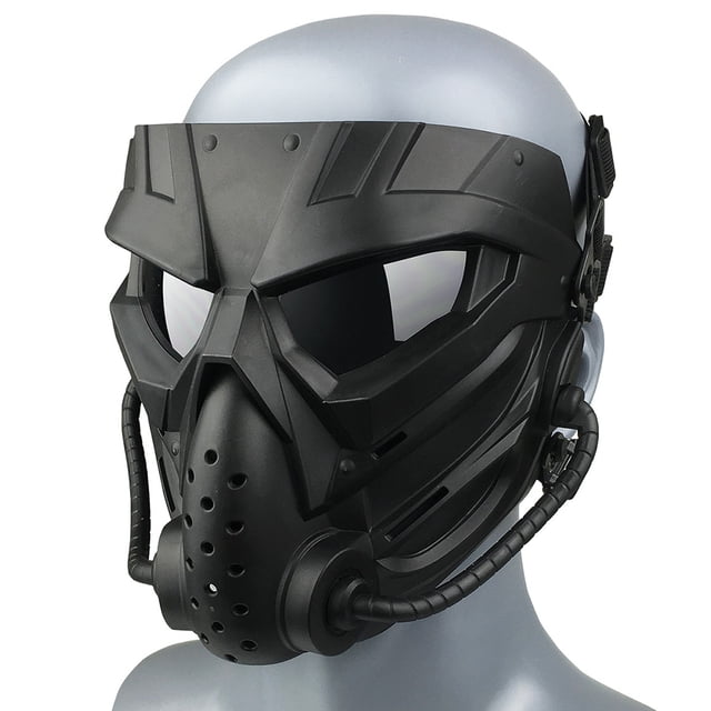 Máscara de Paintball de Cara Completa ANGGREK Con Protección Ocular transparente