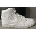 thumbnail image 5 of Ni - ke Air Jordan 1 Mid Triple White 2.0 554724-130 Men’s Size 11.5, 5 of 5