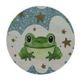 thumbnail image 2 of JEUXUS Tablecloth Cute Frog Animal Pattern Table Cover Non Slip Table Cloths for Round Table Kitchen Dining Room Patio Indoor Outdoor Wedding Birthday Parties Decor, 2 of 7