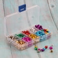 thumbnail image 4 of Caja De Cascabeles De Metal Campanas Coloridas Con Gancho Colgante Accesorios Para Decoración Dse Hogar Navidad 300 unids 8mm, 4 of 8