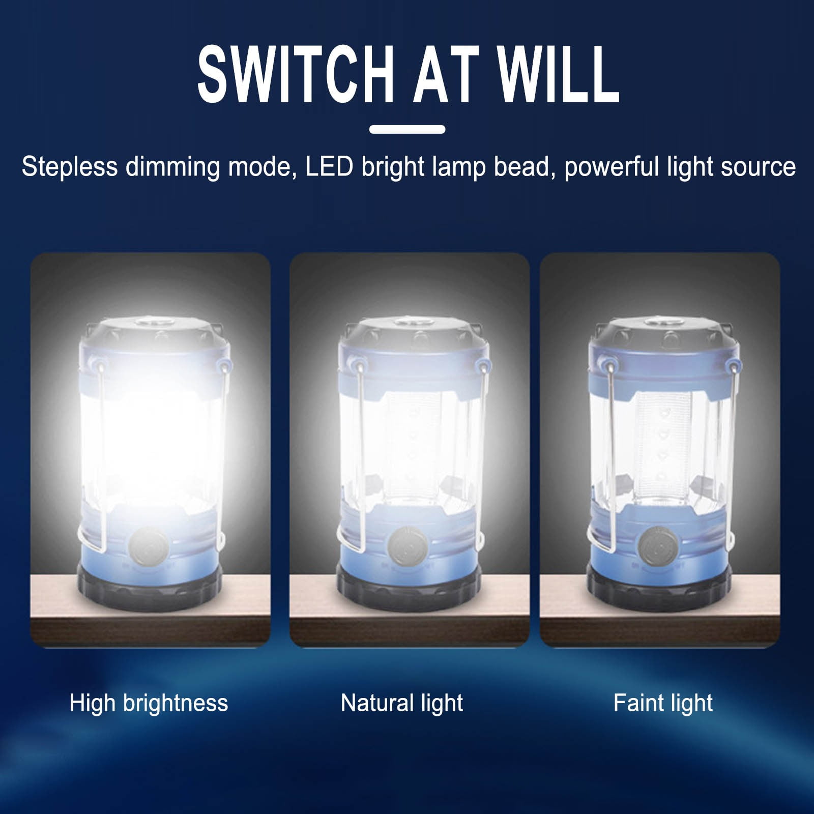 Out of the Blue Universal Hanging Camping Lamp 