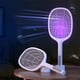 thumbnail image 5 of Matamoscas eléctrico y raqueta exterminadora de insectos | Recargable de 3000 V, 2 en 1, para mosquitos y moscas | Control de plagas para interiores y exteriores: hogar, patio y camping., 5 of 8