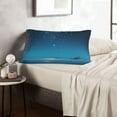 thumbnail image 6 of Sikiie Night Sky Moon Dolphin Print Plush Pillow Cover, Wrinkle-proof and Stain-resistant Pillow Protector without Pillow Core, Home Decoration-14"x20", 6 of 6