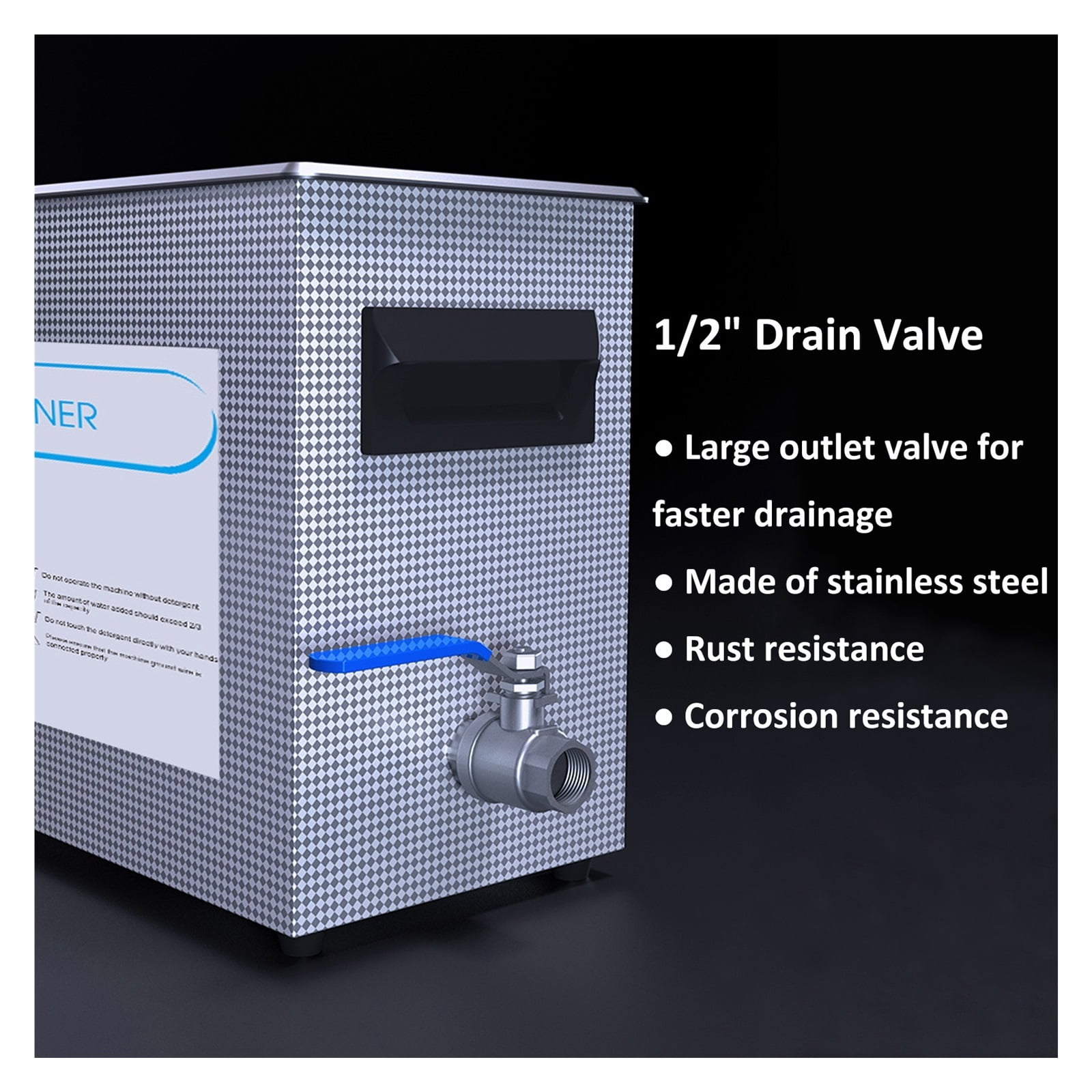 2L Ultrasonic Cleaner Ultrasonic Cleaning Machine Heated Ultra Cleaner Machine for Carburetor Engine