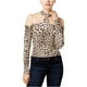 thumbnail image 1 of Blusa tipo túnica GUESS con gargantilla para mujer Marrón Mediana Sayo, 1 of 1