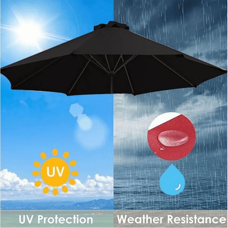 dark teal patio umbrella Dyiom 9 ft. Aluminum Outdoor Market Patio Umbrella in Teal Blue with 8 Sturdy Ribs