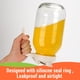 thumbnail image 5 of Jarra de vidrio YORY de 2 litros con tapa de filtro hermética para bebidas frías, 5 of 7