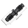 thumbnail image 3 of Barb Drip Pipe Connector 8mm Inner Diameter Hose Fitting Straight for Garden Irrigation System, Plastic 20pcs, 3 of 4