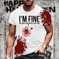 thumbnail image 2 of YDLCAFD Chemise Décontractée Imprimée pour Homme, Manches Courtes, Col Rond, 2 of 5