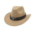 thumbnail image 1 of TISHITA Western Cowboy Hat Versatile Comfortable Men Sunhat for Fall Outdoor Camping Camel Color, 1 of 8