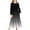 Black, variant on Posijego Girls Maxi Dress Fall Long Sleeve Crew Neck Tiered Dress Flowy Casual Spring Dresses with Pockets