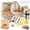 1 Round 1 Oval 1 Jar Gift Set, variant on Sourdough Starter Kit Banneton Bread Proofing Baskets Set Baking Supplies Making Tools With Dough Scraper Whisk Lame Recipe