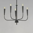 thumbnail image 4 of 24815BK Maxim Lighting Vela - 5 Light Chandelier-18.25 Inches Tall and 24 Inches Wide-Black Finish    -Traditional Installation, 4 of 5