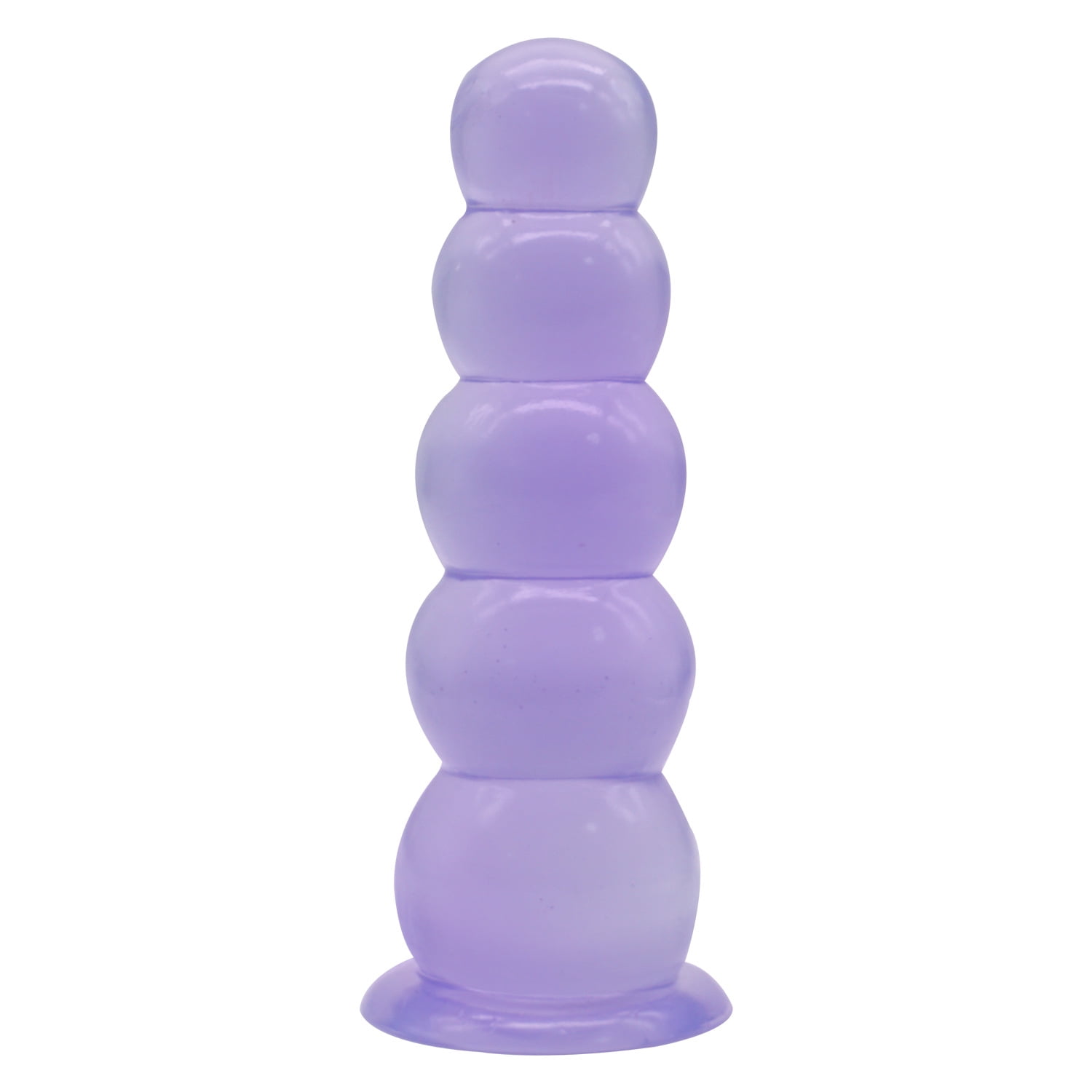 Portable Prostate Massagers Beads Design Silicone Anal Sex Trainer Male Female Sex Adult Toys for Couples Men Women Beginners Advanced Users Solo Pleasure Anus Butt Plug Anal Sex Toys Purple