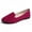 Hot Pink, variant on Vedolay Casual Shoes Women Women's Shoes Comfortable Slip On Flat Casual Low Top Shoes,Khaki 6