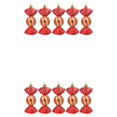thumbnail image 1 of sweethay 5 unids/caja bola de dulces de Navidad decoraciones navideñas colgantes DIY arte árbol pared colgante atmósferas ornamento Rojo 2Conjunto, 1 of 6
