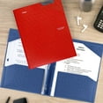thumbnail image 4 of Five Star Stay-Put Plastic and Prong Folder, Fire Red, 4 of 9