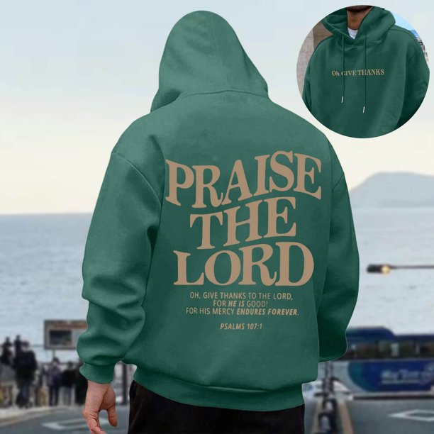 MHFRRA Sudadera con Capucha para Hombre, de Manga Larga, Informal, con Diseño Estampado, para Uso Diario, para El Hogar, Al Aire Libre, Senderismo, Otoño E Invierno, Tela Suave y Cómoda Azul