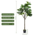thumbnail image 2 of Historyli Go5H Faux Trees Indoor, Artificial Tree With Exquisite Flower Pots Highly Simulated, Anti Fading, Ultraviolet Safe And Durable Artificial Tree Plant, 2 of 8