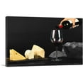 thumbnail image 1 of ARTCANVAS Wine Pouring With Glass Cheese Canvas Art Print - Size: 40" x 26" (1.50" Deep), 1 of 9