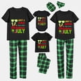 thumbnail image 1 of Pijamas familiares a juego de Navidad, conjuntos de pijamas negros Just Who Loves Christams In July, 1 of 3