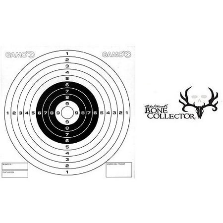 Gamo Bone Collector Bullseye Paper Targets, 100pk (Best Pellets For Gamo Bone Collector Bull Whisper)