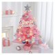 thumbnail image 3 of Mini paquete de árbol de Navidad, adornos de escritorio rosas, decoraciones navideñas, 3 of 5