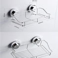 thumbnail image 5 of GFHFHITJ Storage Rack No Drill Shower Shelf With Strong Suction Cups - Rustproof Chrome Finish Bathroom Organizer For Shower Sink Kitchen Counter, 5 of 5